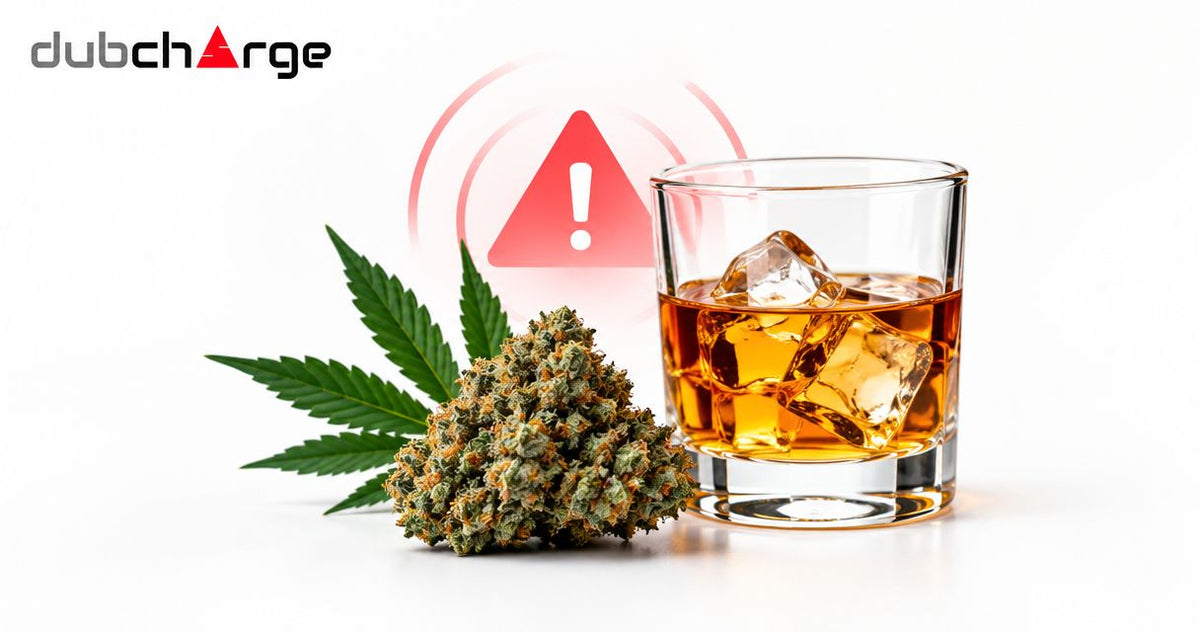 Why is combining cannabis and alcohol risky?
