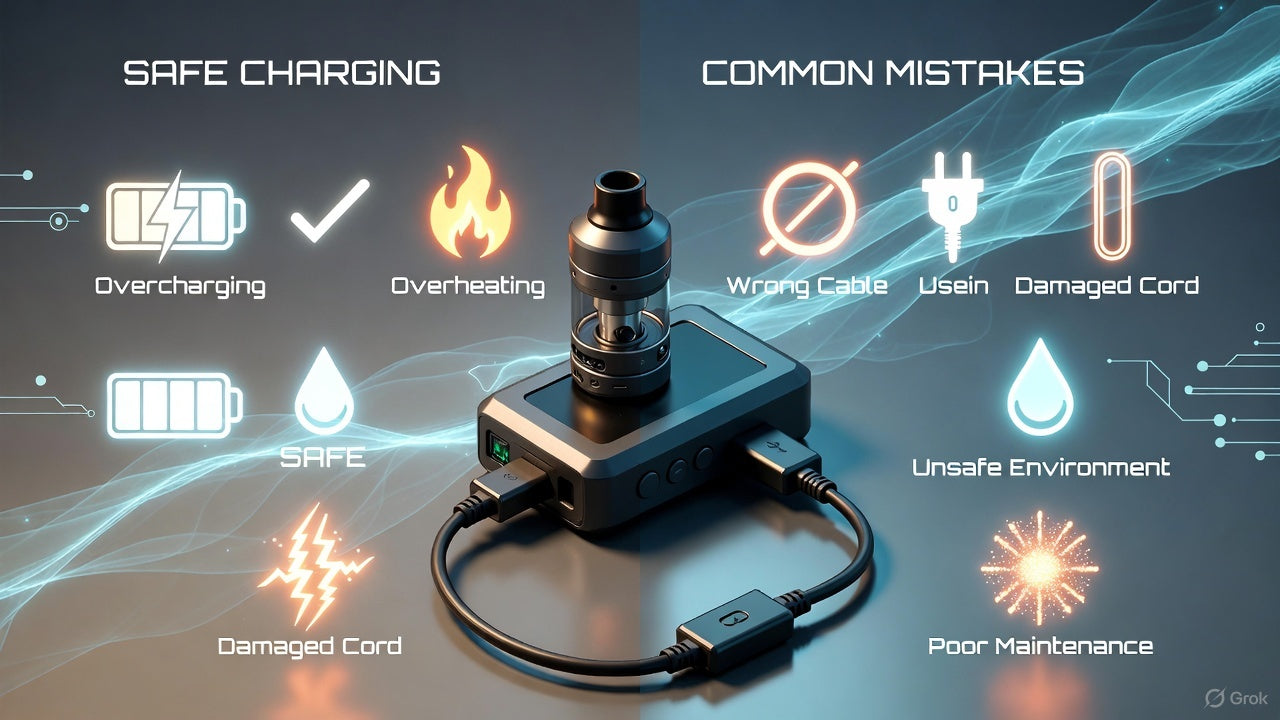Avoiding Mishaps: Six Common Vape Charger Mistakes
