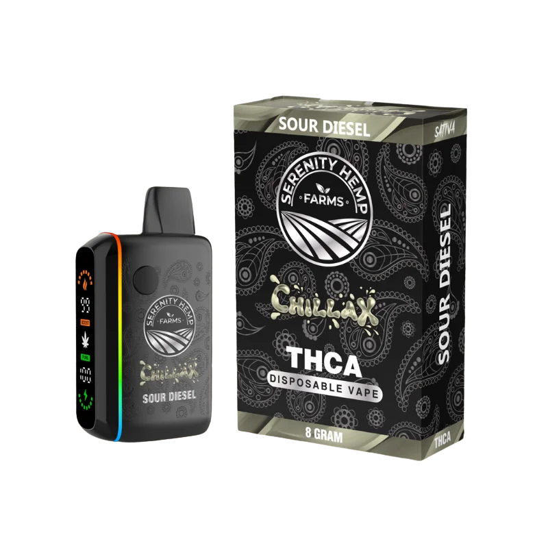 Serenity Hemp Farms Chillax THCa Disposable Vape 8g