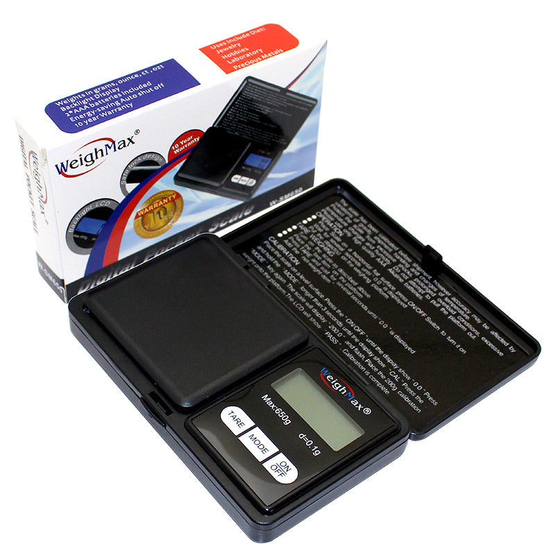 WeighMax SM-650 Digital Pocket Scale 650g x 0.1g