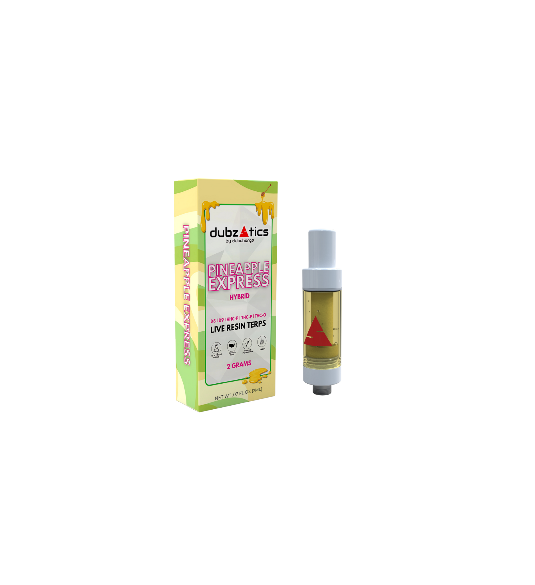 DubCharge V4 Battery 650 mAh x DubZotics 2g Pineapple Express