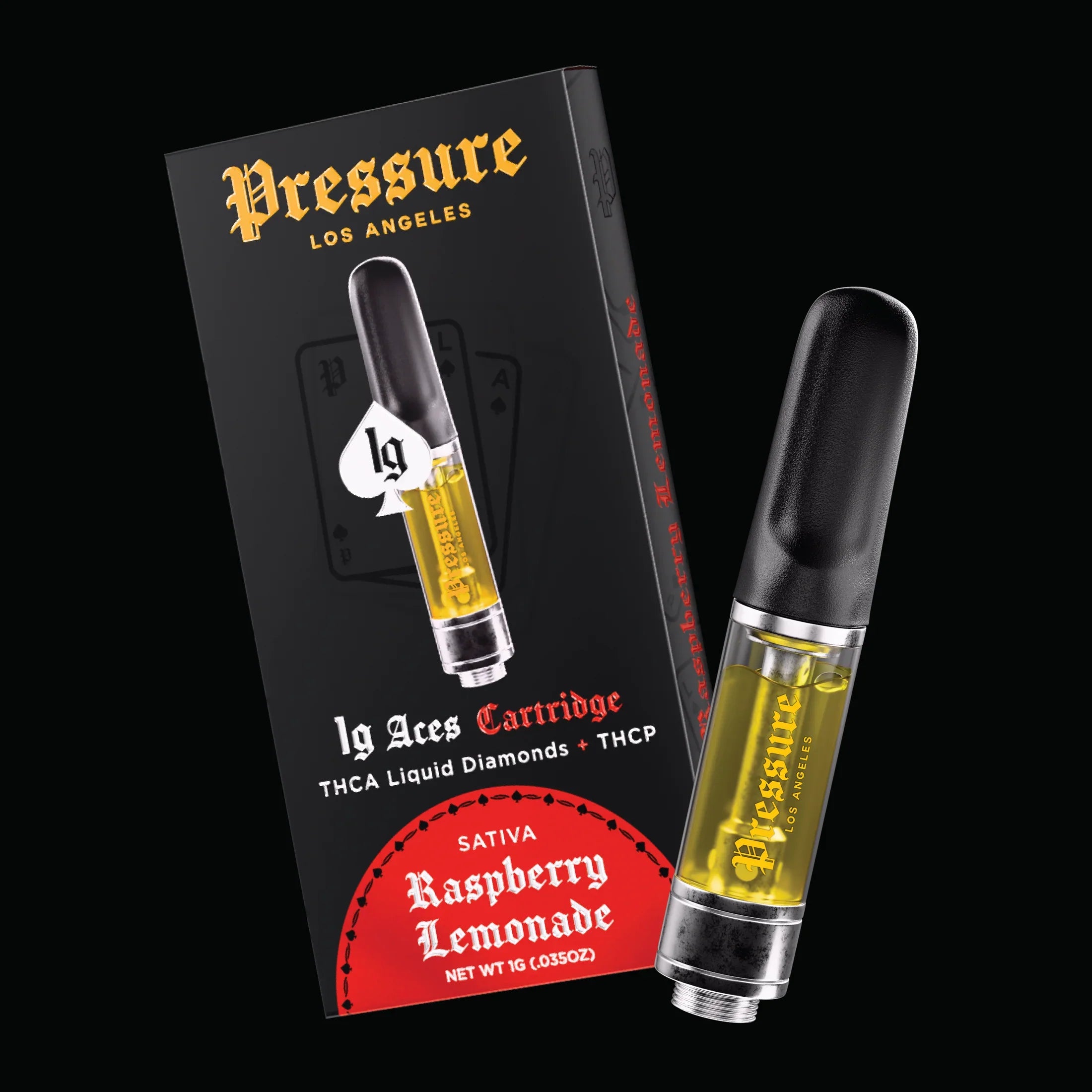 Pressure LA Aces THC-A Liquid Diamonds – 1G Cartridge