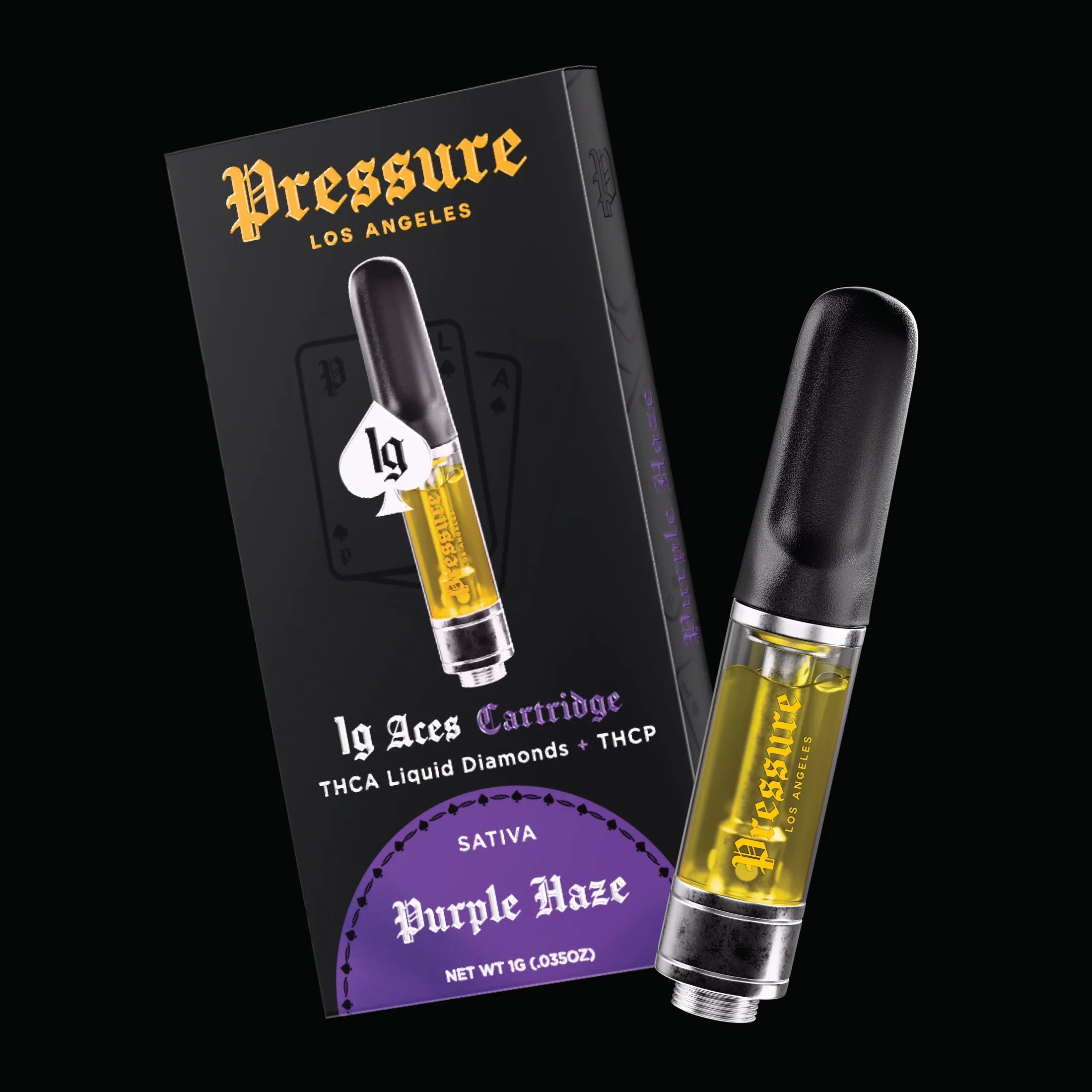 Pressure LA Aces THC-A Liquid Diamonds – 1G Cartridge