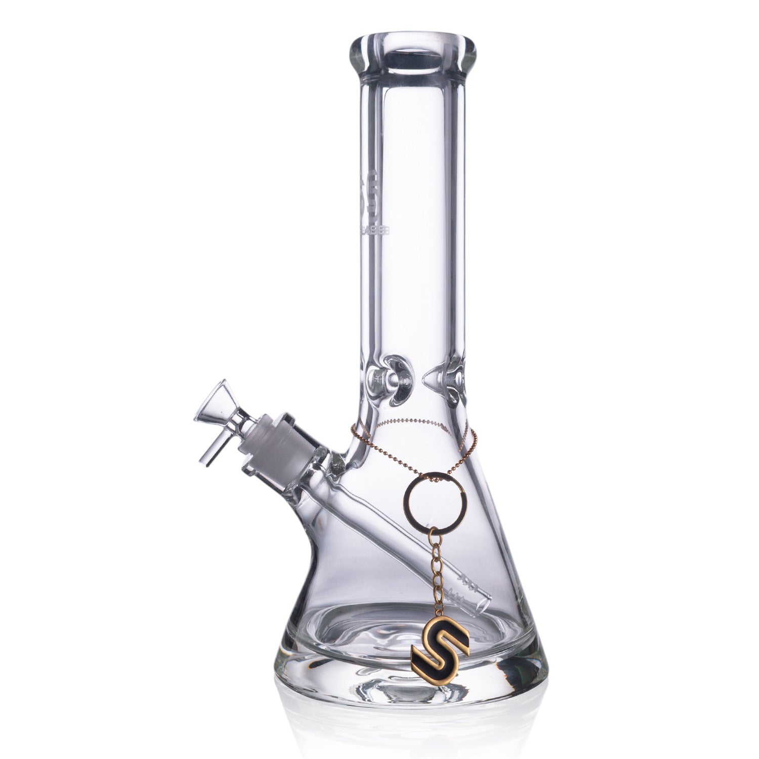 SENSE GLASS Heavy Duty Glass Beaker 12 inch Percolator - clear borosilicate