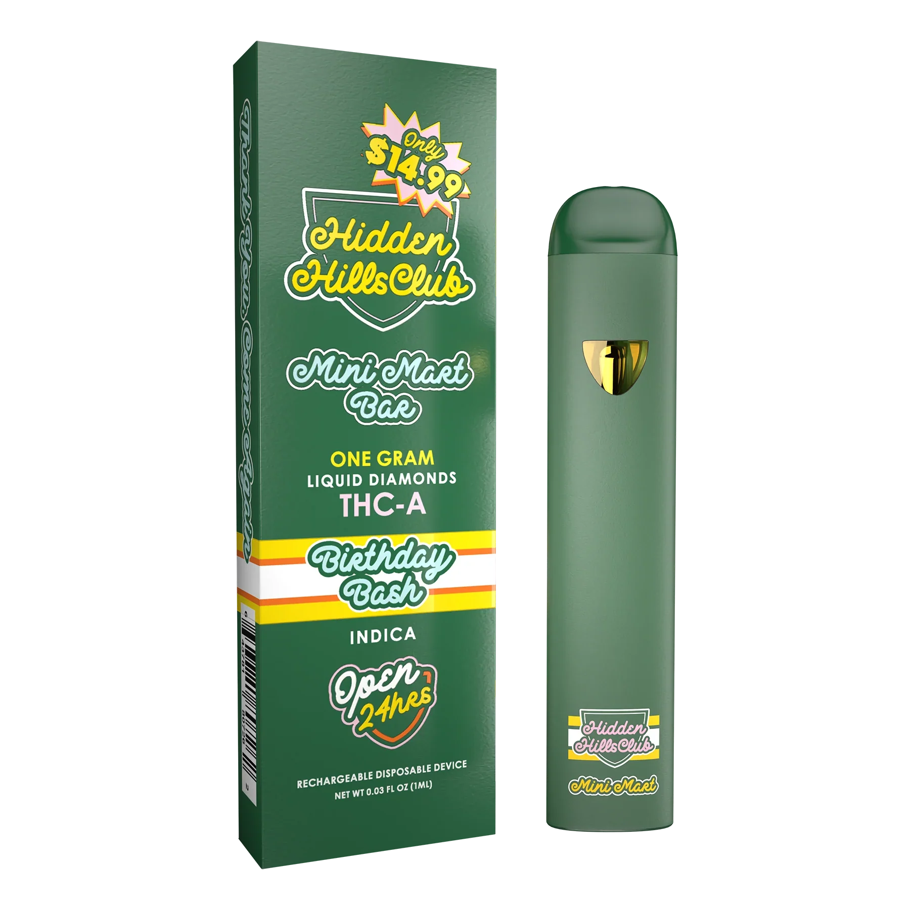 HIDDEN HILLS MINI MART DISPOSABLE 1G