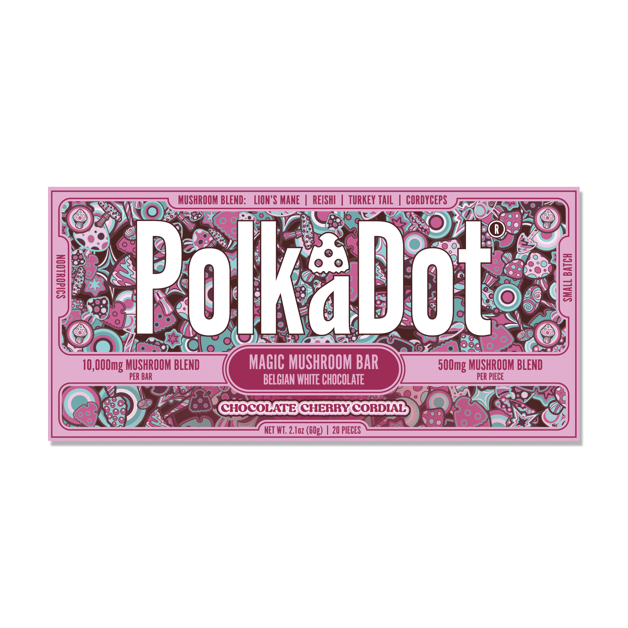 Polk A Dot Mushroom Chocolate Bar 10000mg