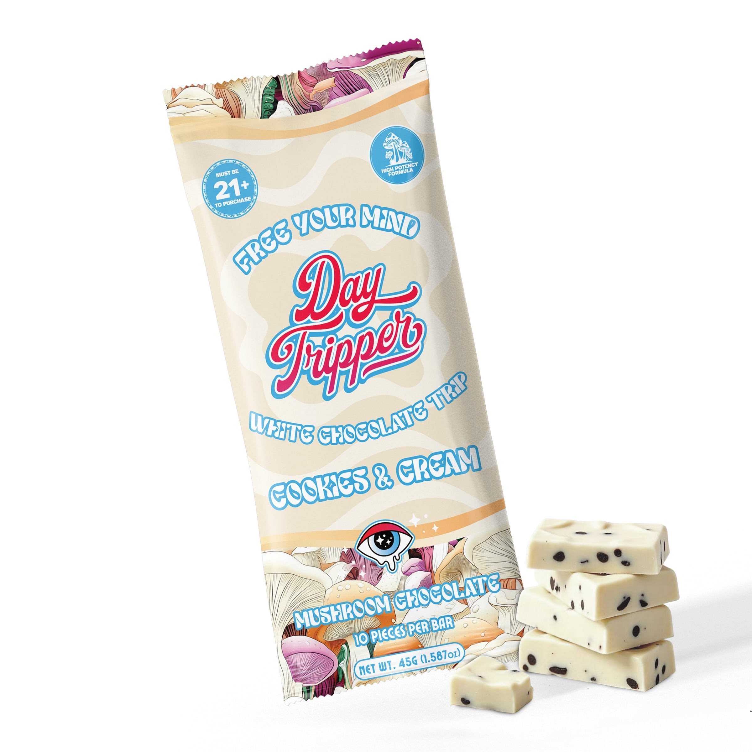 Day Tripper Mushroom Chocolate Bar | 10 Piece