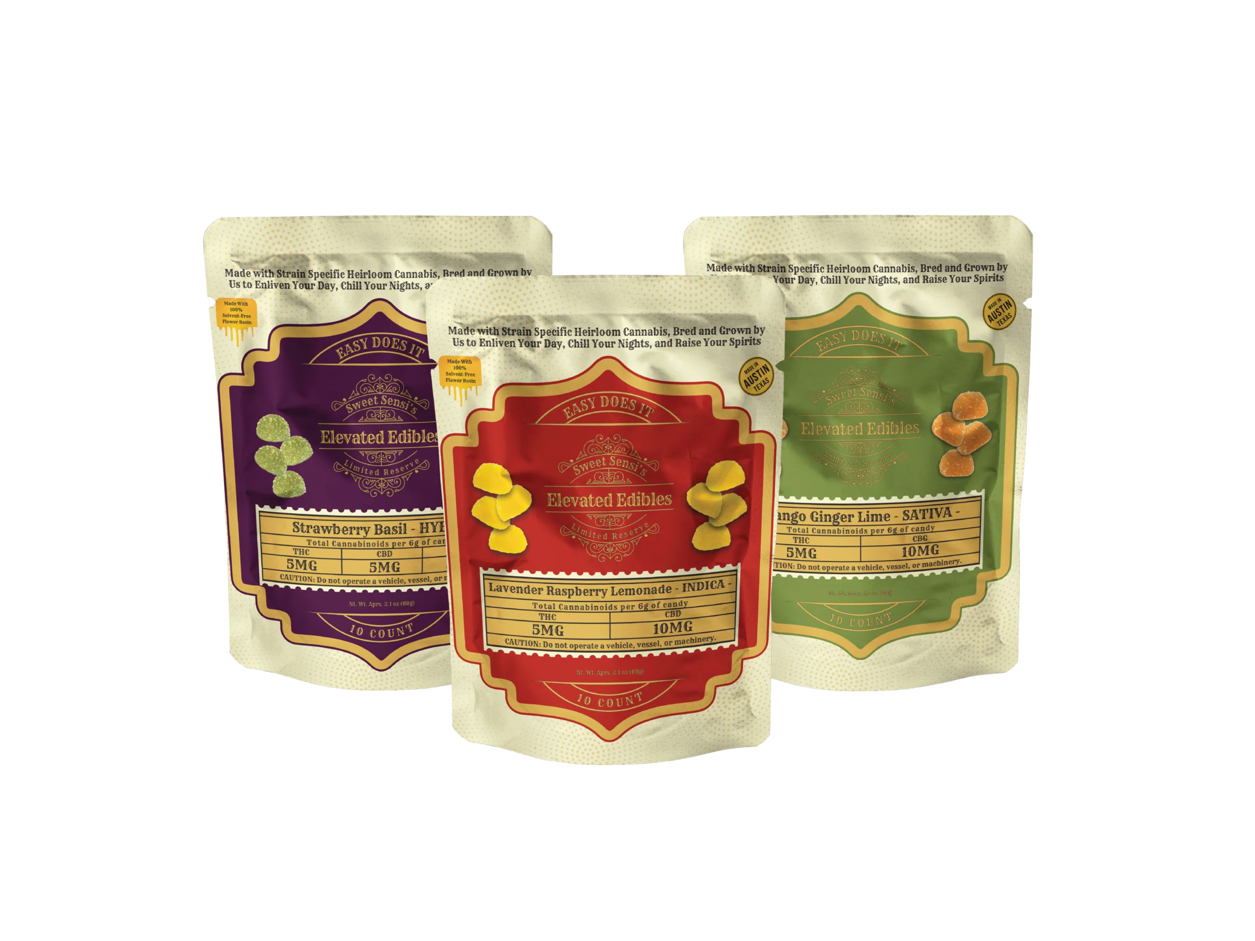 Sweet Sensi Easy Does It Gum Drops 50mg