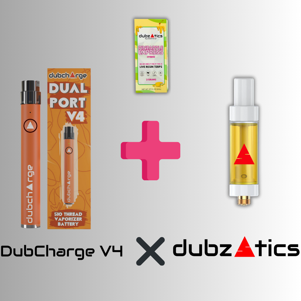 DubCharge V4 Battery 650 mAh x DubZotics 2g Pineapple Express