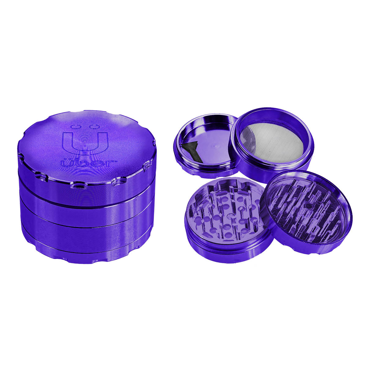 Uber Grinder 4 pc CNC 40mm 1.5" 10PC/BX