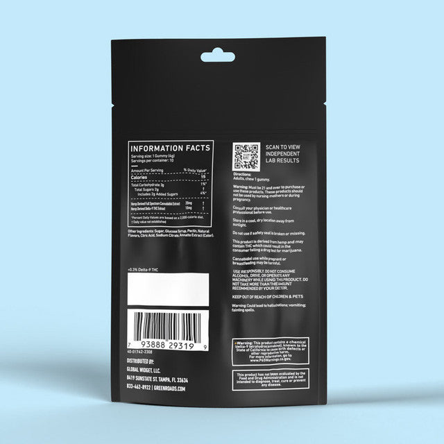 Green Roads D9 + CBD Relax Gummies | (30ct) 300mg