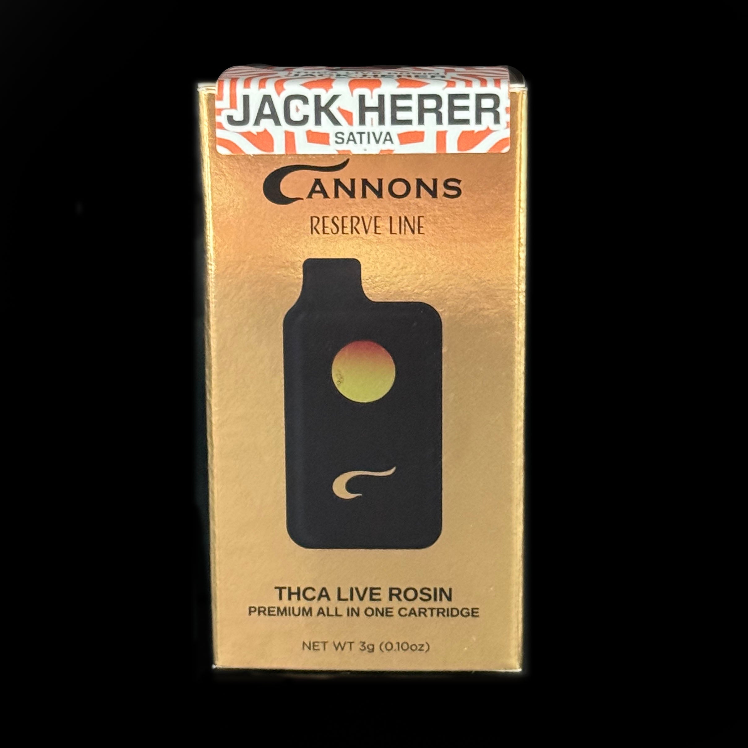 Cannons THCA Live Rosin Disposable 3G