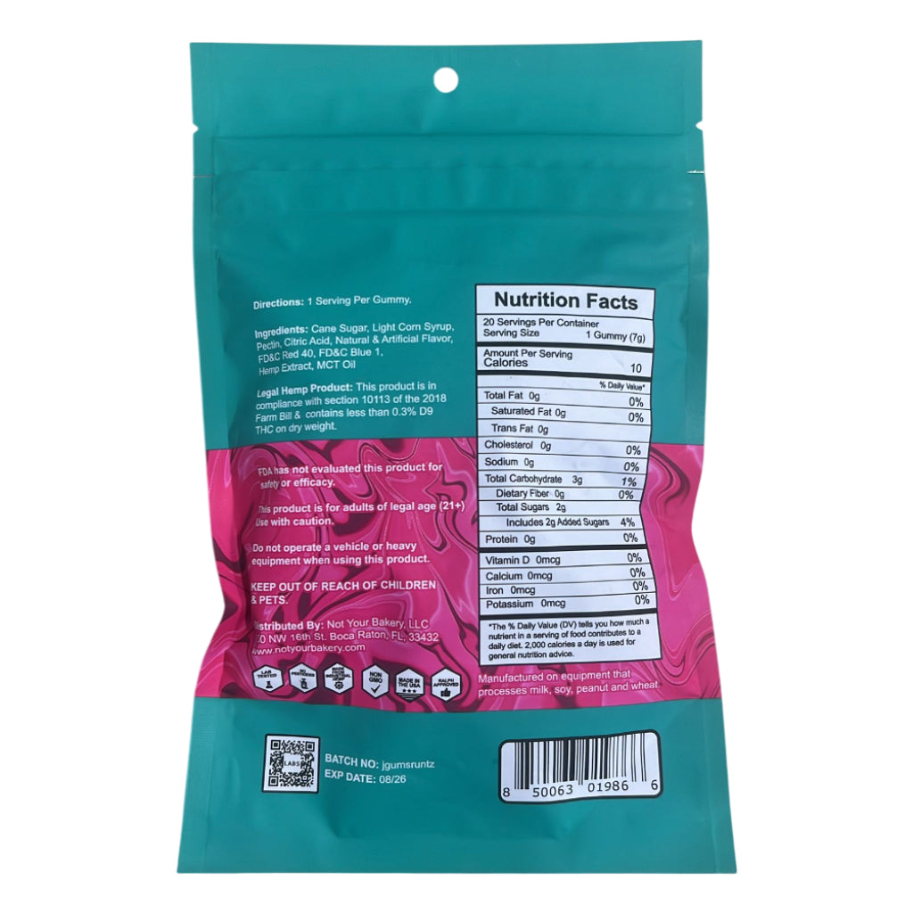 NYB Jelly High Potency 10,000mg THCP Gummies