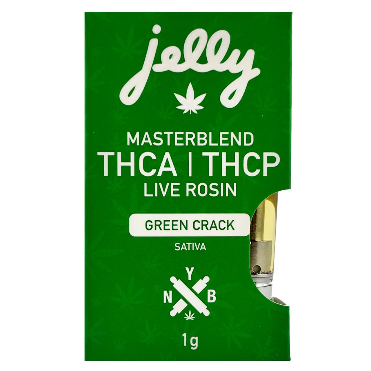 NYB Labs Jelly Masterblend THCA + THCP Live Rosin 1G Cart