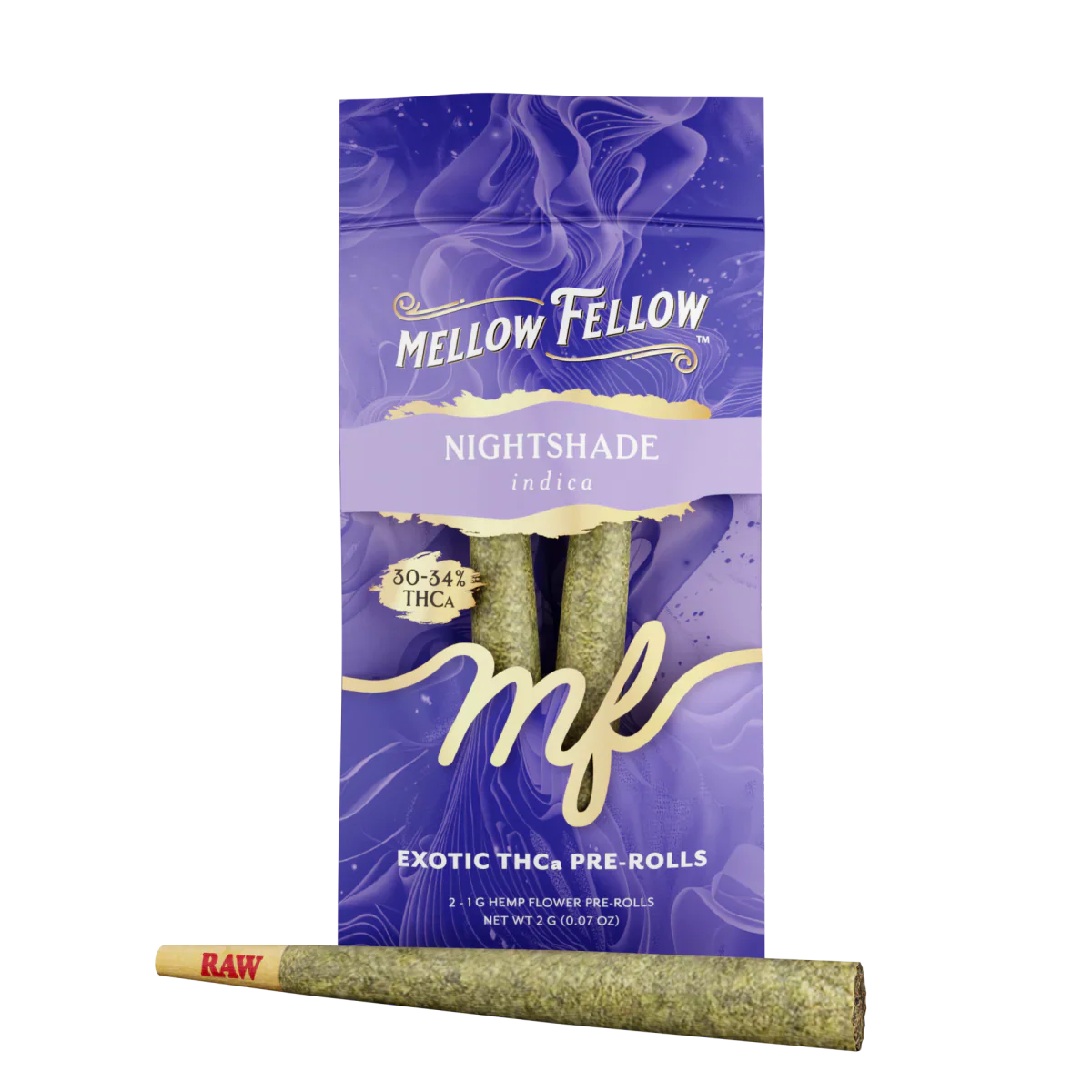 Mellow Fellow THCA Pre Roll 2ct 4g