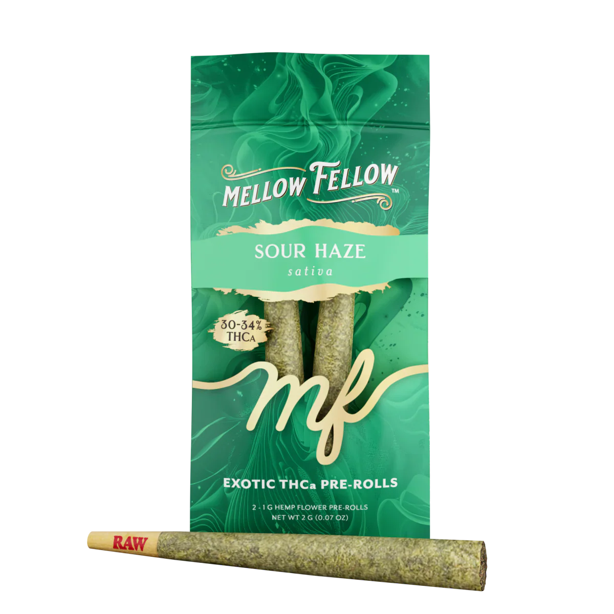 Mellow Fellow THCA Pre Roll 2ct 4g