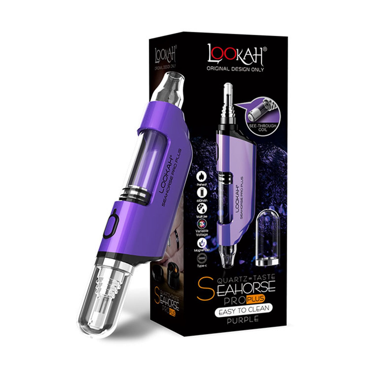 Lookah Seahorse Nectar Collector - Portable and Efficient Dabbing Tool for Concentrate
