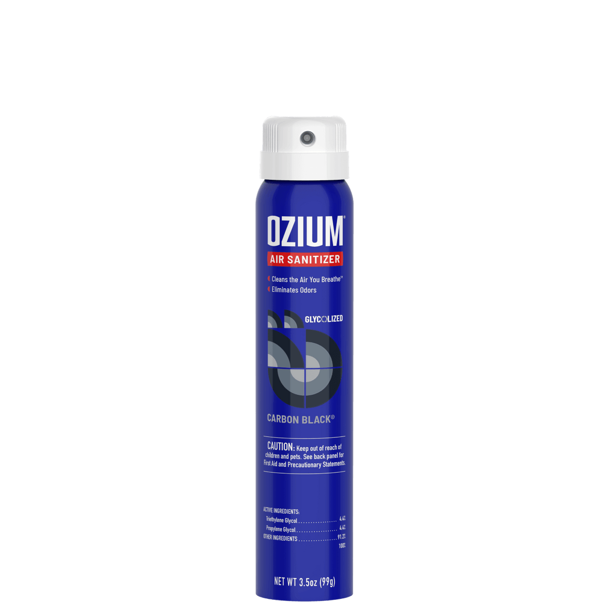 Ozium Air Sanitizer 3.5 oz Odor Eliminator Spray Carbon Black