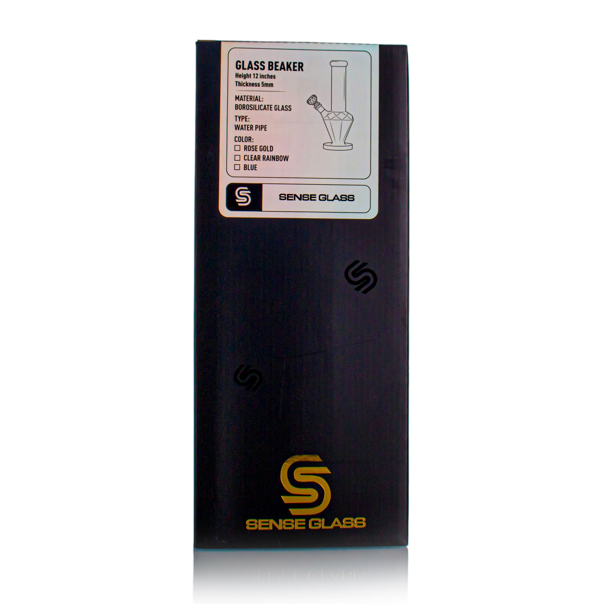 SENSE GLASS Diamond Beaker 12" - Packaging