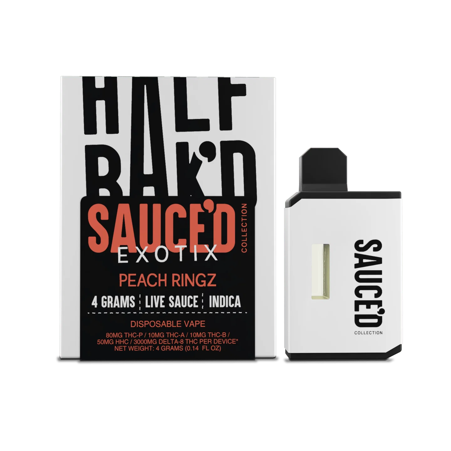 Half Bak'd Sauce'd Exotix Disposable 4G