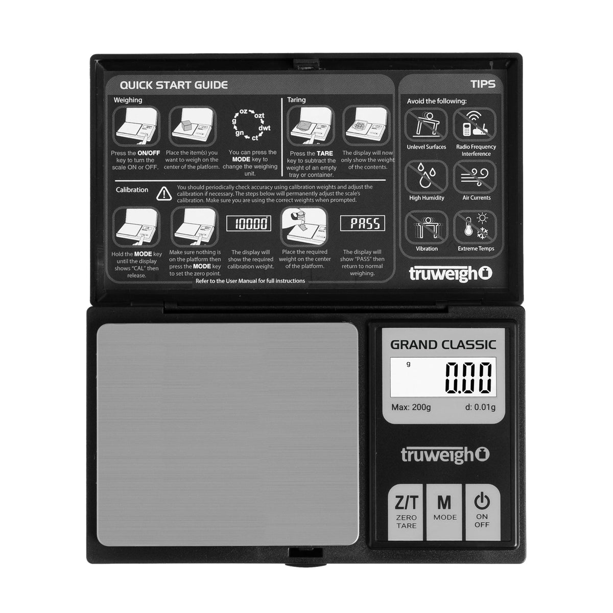 Truweigh Grand Classic Digital Scale 200g x 0.01g