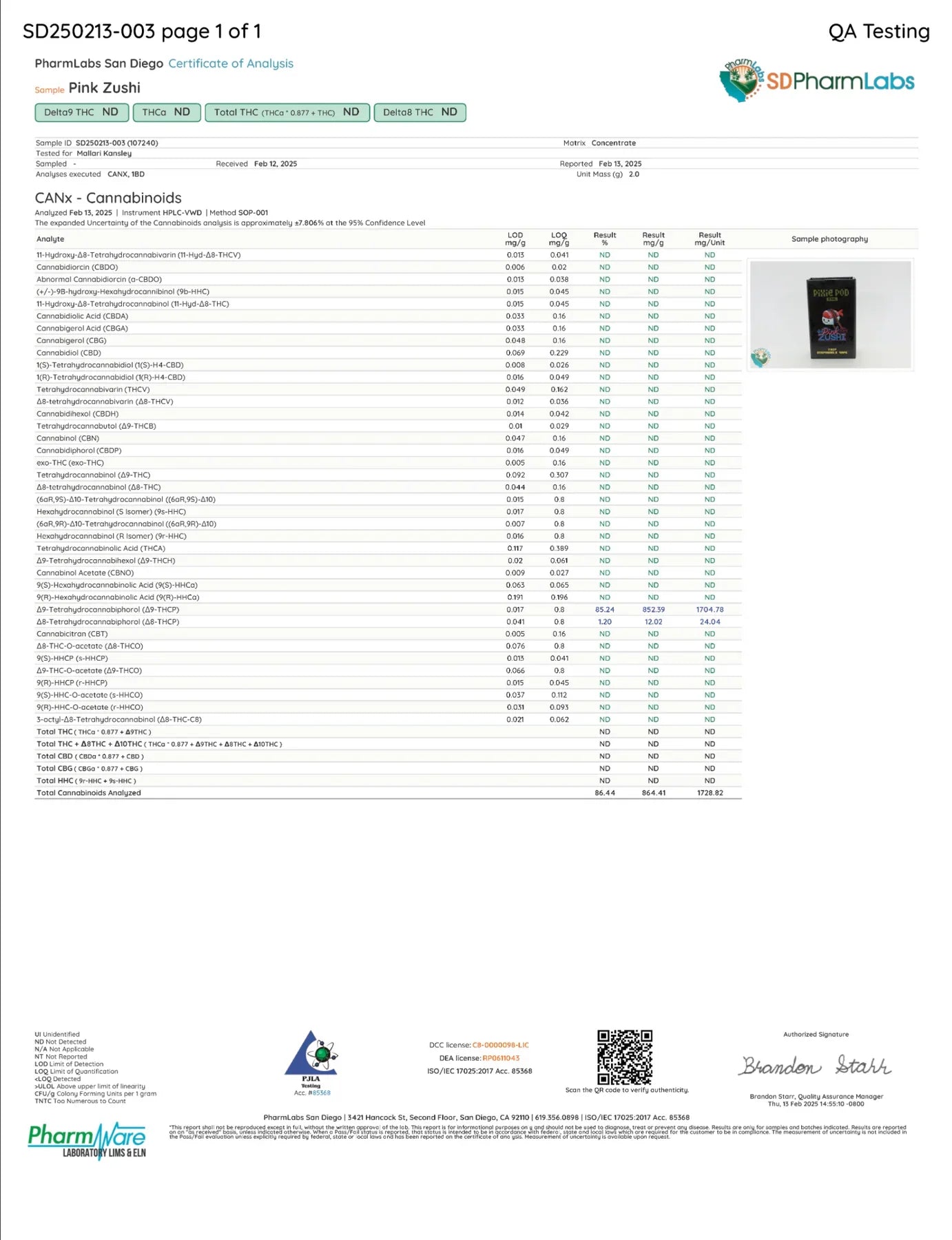 PIXIE POD: THCP DISPOSABLE - 2G