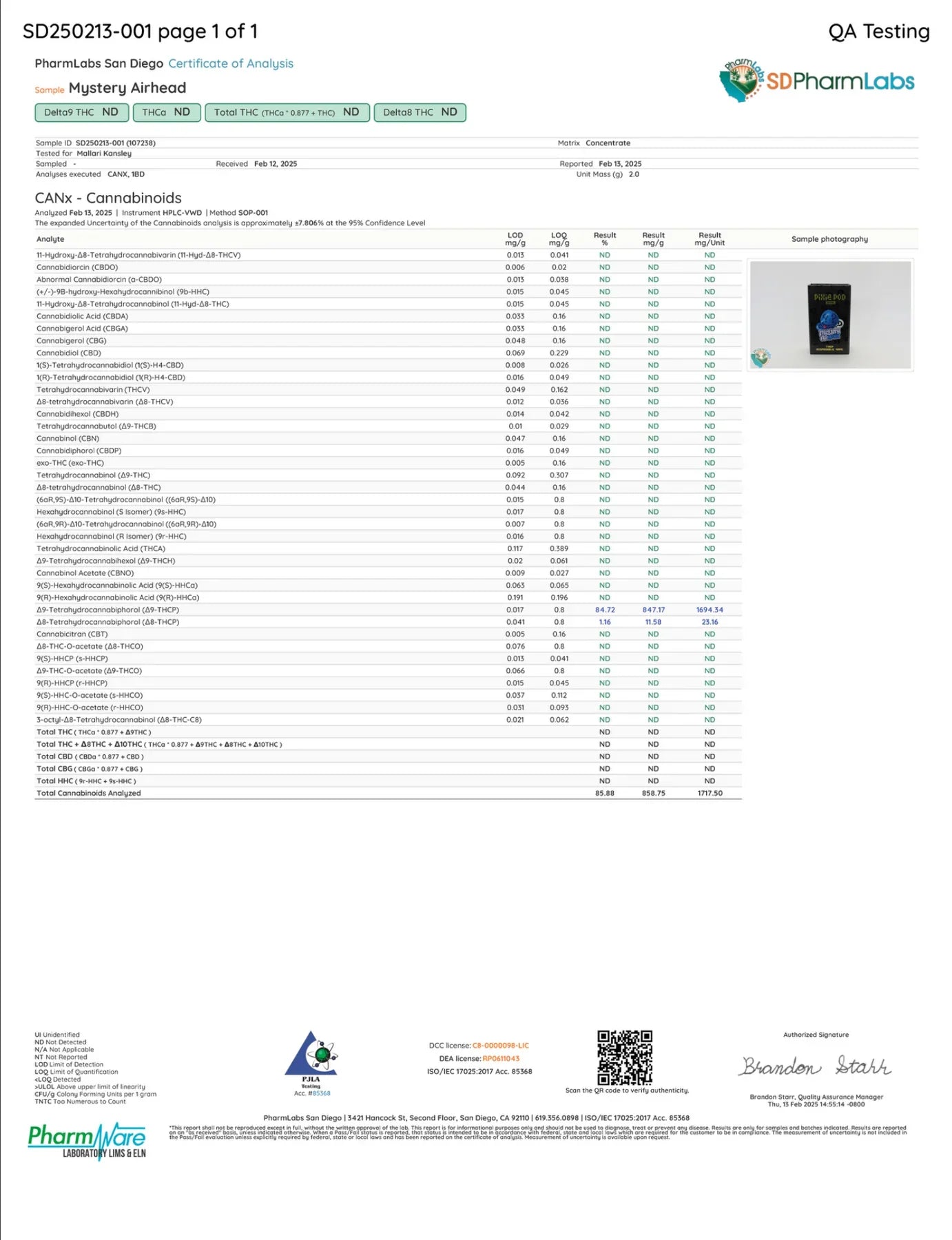 PIXIE POD: THCP DISPOSABLE - 2G