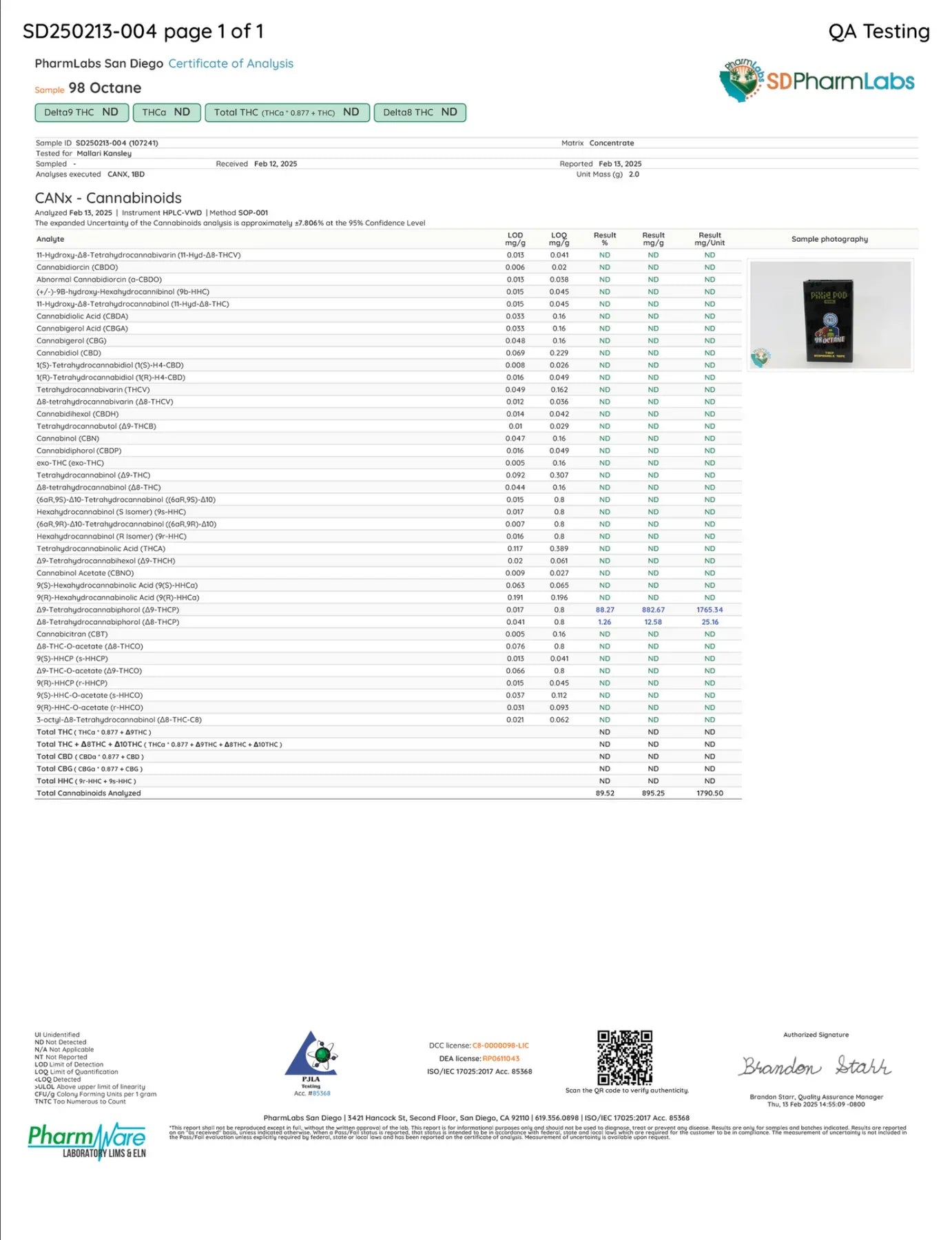 PIXIE POD: THCP DISPOSABLE - 2G