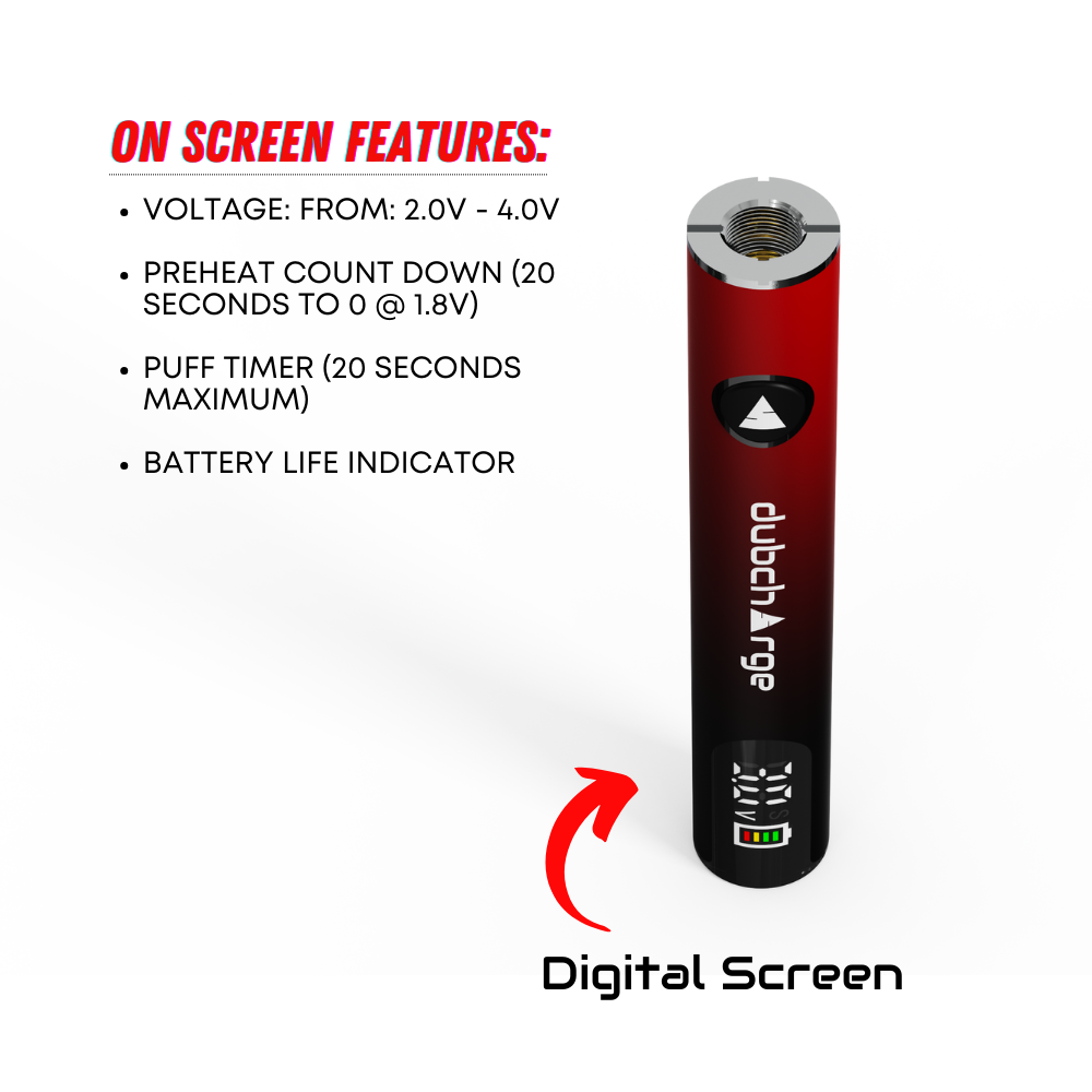 V5 Smart Battery with LED Screen - 510 Thread