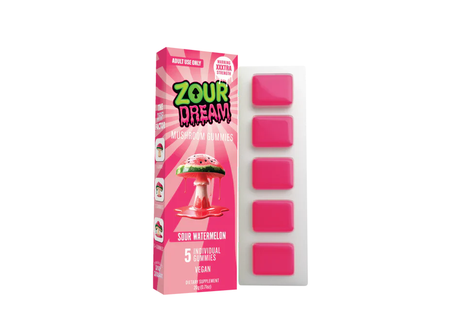 Zour Dream Mind Melting Mushroom Gummies 5ct