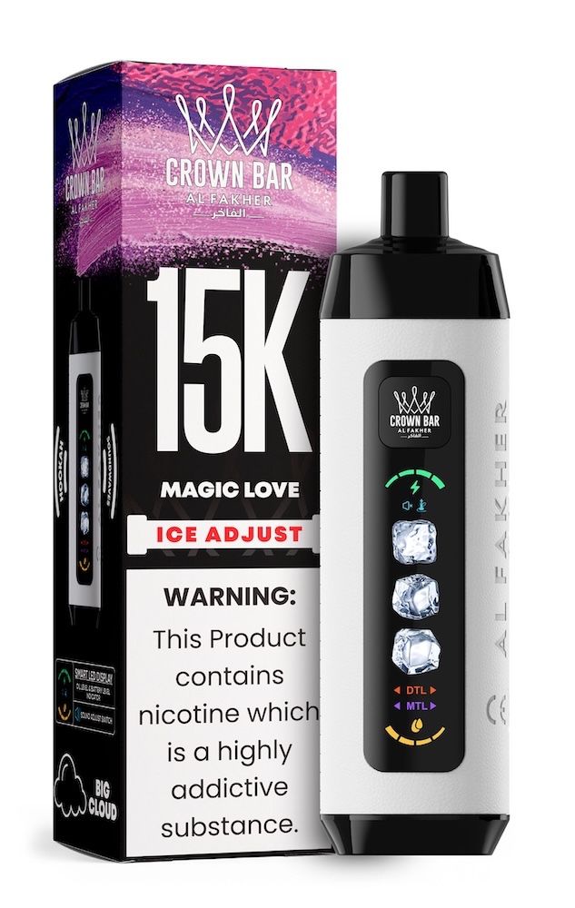 Al Fakher Crown Bar 15000 Ice Adjust Disposable Vape