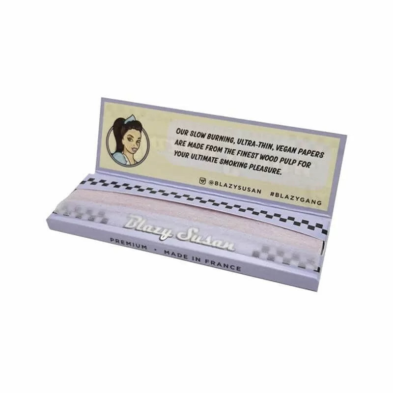 Blazy Susan Rolling Paper - 1 1/4 Size - 50 Pack Per Box