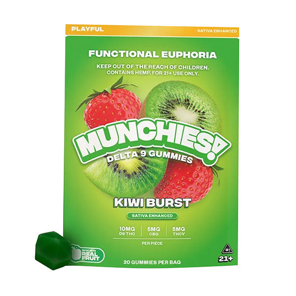 Delta Munchies Functional Euphoria Delta-9 Gummies | 20 Count