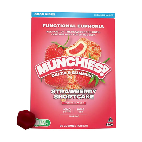 Delta Munchies Functional Euphoria Delta-9 Gummies | 20 Count