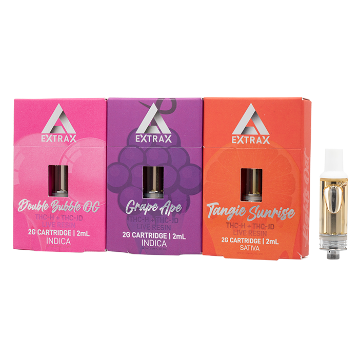 Delta Extrax Lights Out Live Resin Cartridge 2G