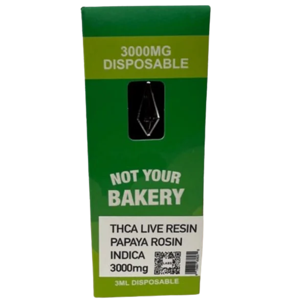 Not Your Bakery Live Resin THCa Disposable 3g