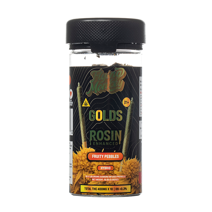 Flying Monkey Golds Rosin Enhanced Prerolls 16.5G