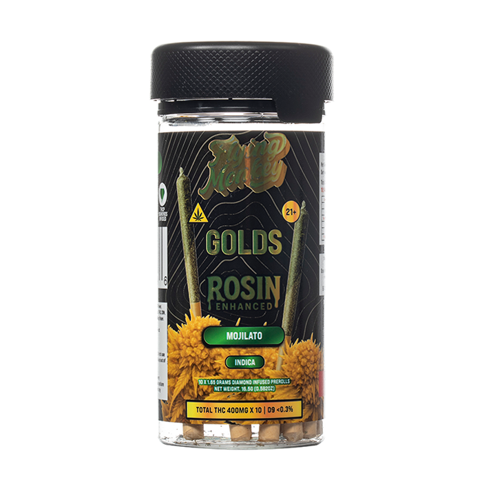 Flying Monkey Golds Rosin Enhanced Prerolls 16.5G