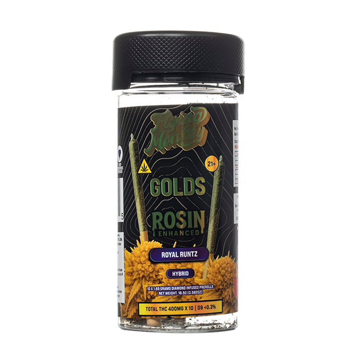 Flying Monkey Golds Rosin Enhanced Prerolls 16.5G