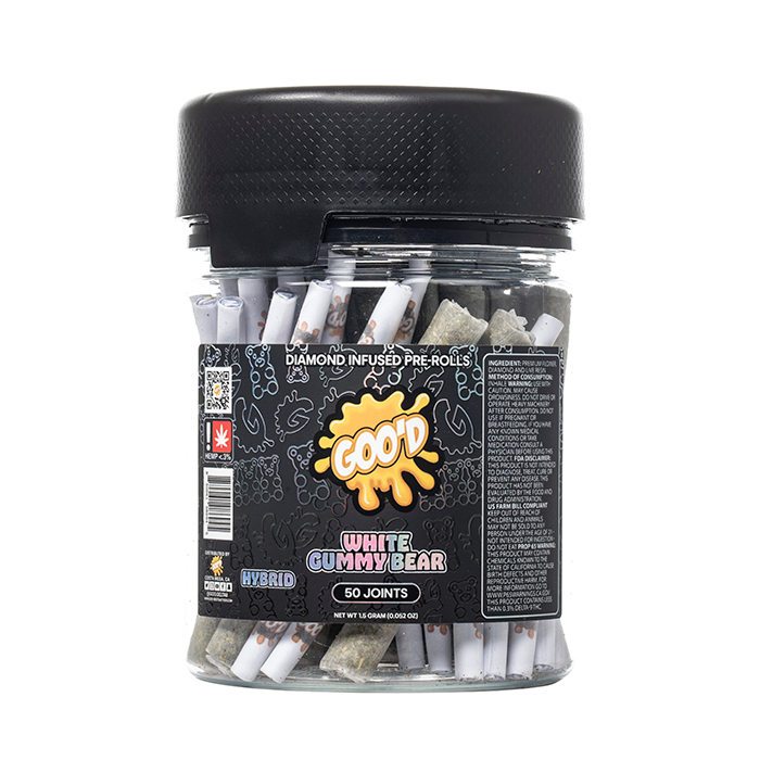 Goo'd Extracts Diamond Infused Pre Rolls 75G