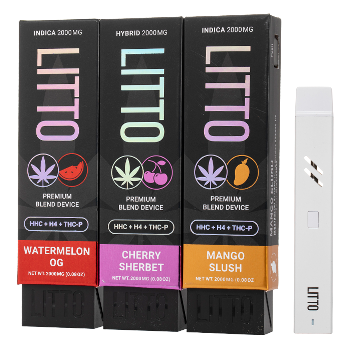 LITTO Tri Blend HHC + H4 + THC-P Disposable 2G