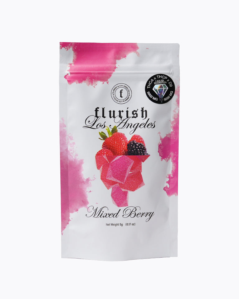 Flurish Los Angeles THCa | THCp | D9 | D8 Gummies 5000mg
