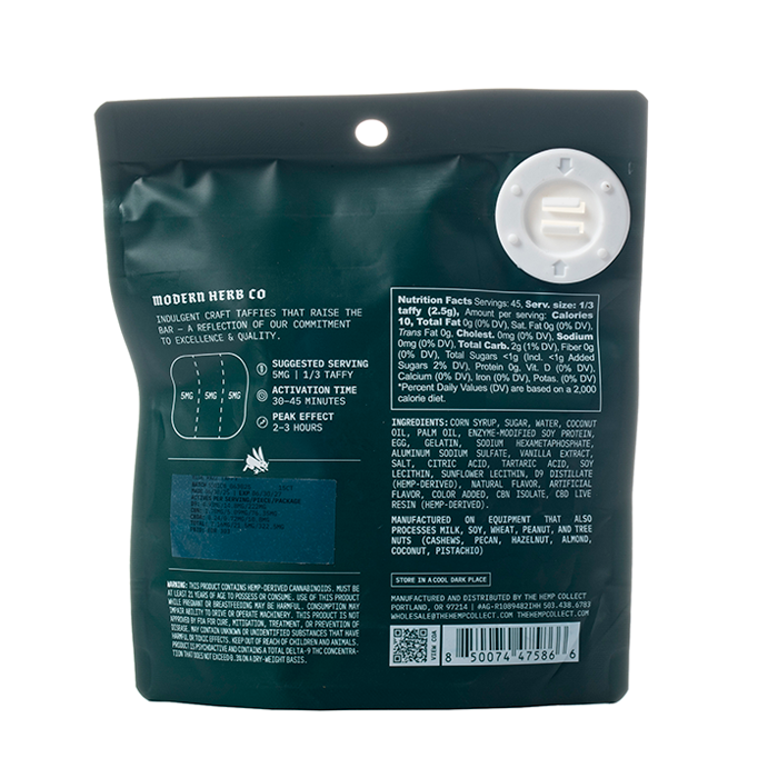 Modern Herb Co. Live Resin Delta 9 Taffy 225mg