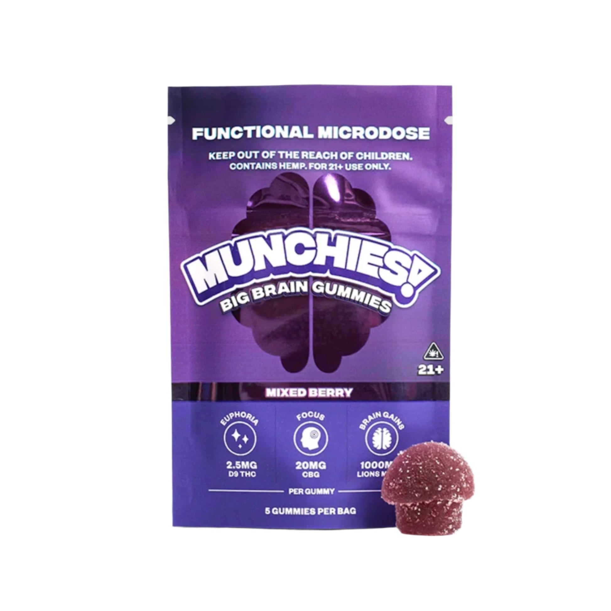 Munchies Functional Microdose Gummies 5ct