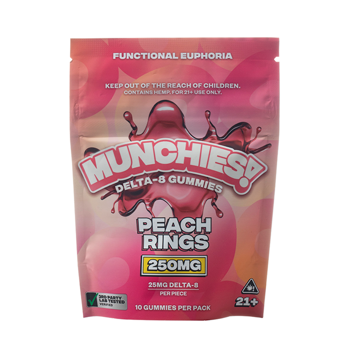 Munchies Delta 8 Gummies 250mg