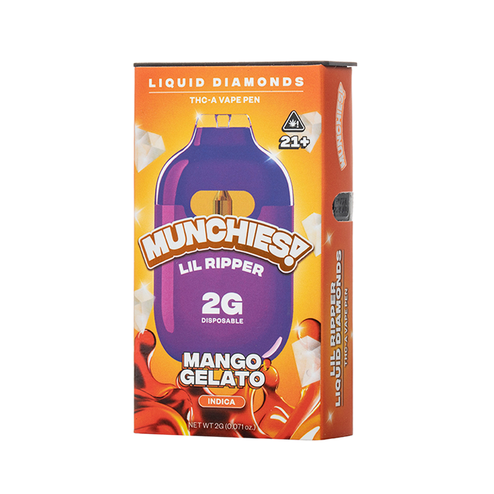 Munchies! Lil Ripper THC-A Liquid Diamonds Disposable 2G