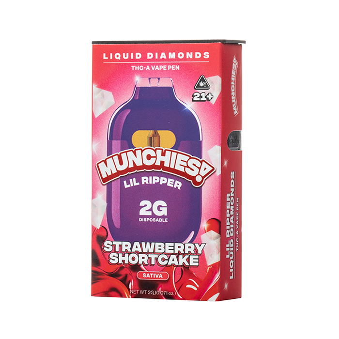 Munchies! Lil Ripper THC-A Liquid Diamonds Disposable 2G