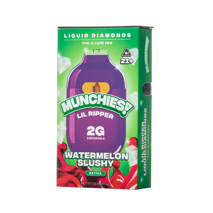 Munchies! Lil Ripper THC-A Liquid Diamonds Disposable 2G