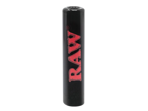 Raw Black Glass Tips - Single or 50 Pack Jar