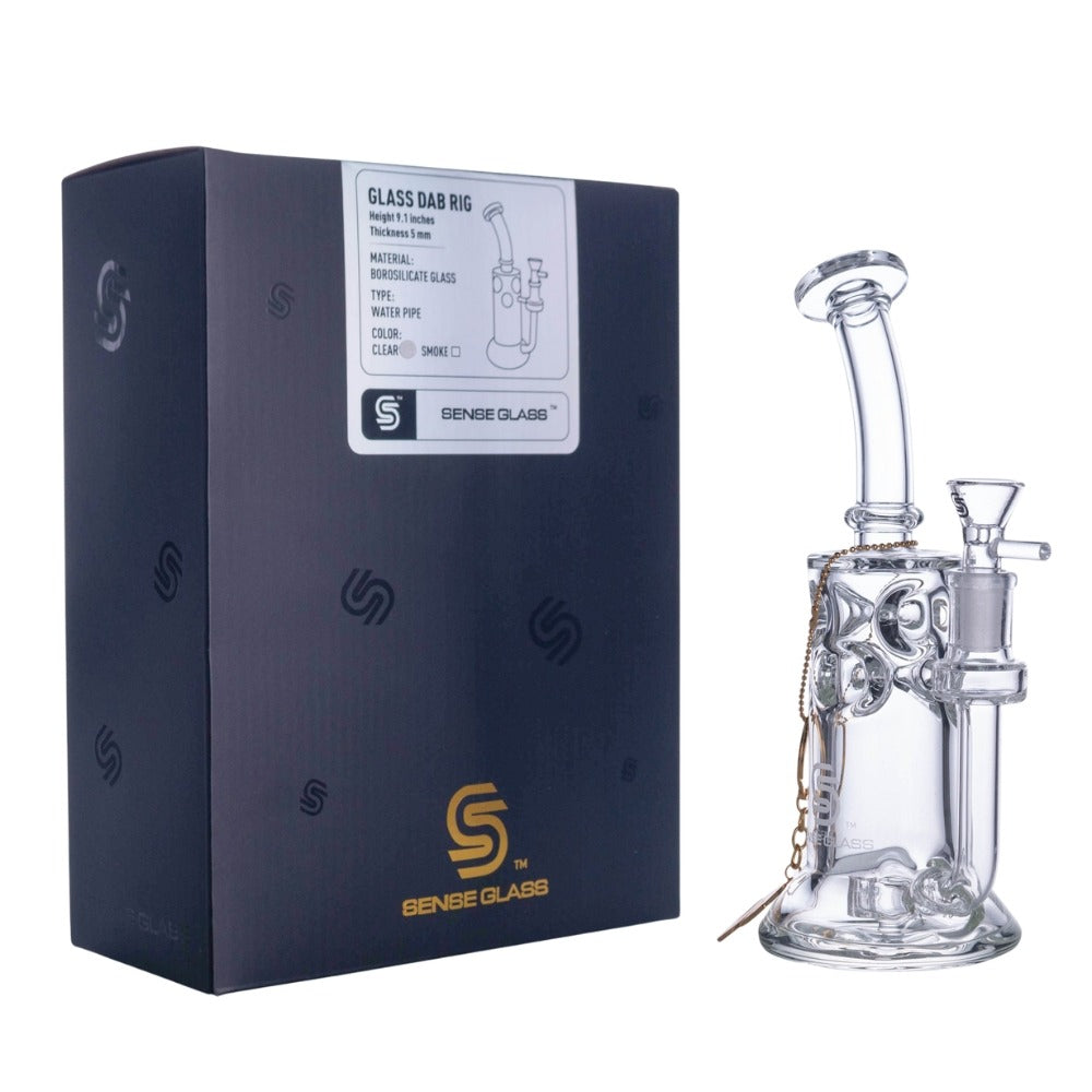 SENSE GLASS DAB RIG 9.1" 5mm